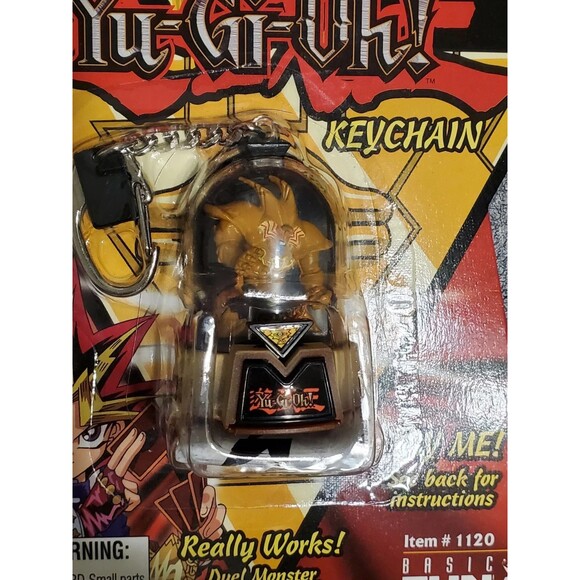 Yu-Gi-Oh! Series 1 SET of (4) 1996 Duel Monster Spin Keychains - NEW - Picture 10 of 15
